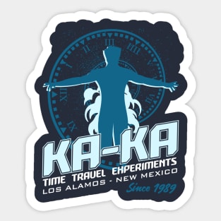 Ka Ka Time Travel Experiments Sticker